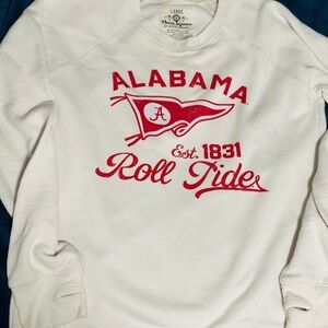 Alabama Roll Tide White Sweatshirt